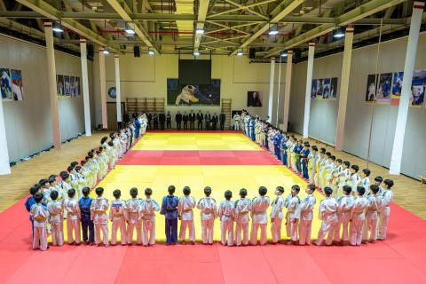 Gəncə İdman Sarayında yeni cüdo zalı fəaliyyətə başlayıb - FOTO