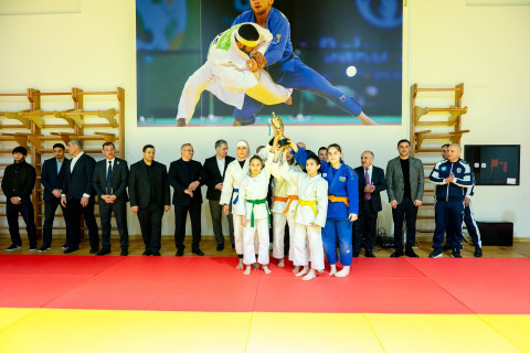 Gəncə İdman Sarayında yeni cüdo zalı fəaliyyətə başlayıb - FOTO