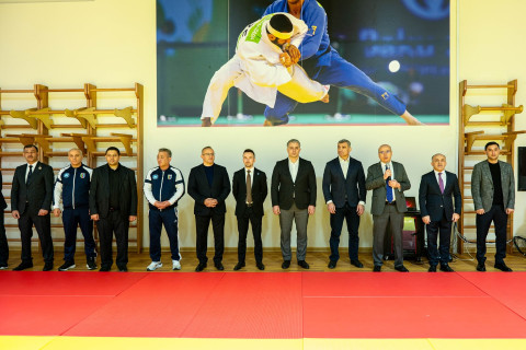 Gəncə İdman Sarayında yeni cüdo zalı fəaliyyətə başlayıb - FOTO