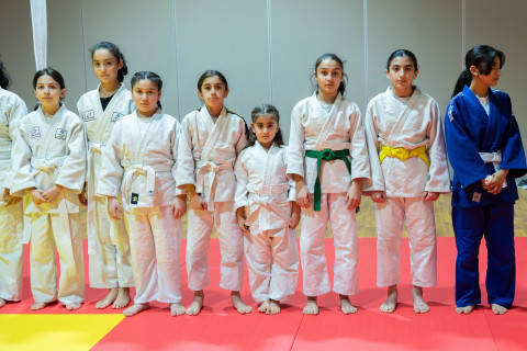 Gəncə İdman Sarayında yeni cüdo zalı fəaliyyətə başlayıb - FOTO