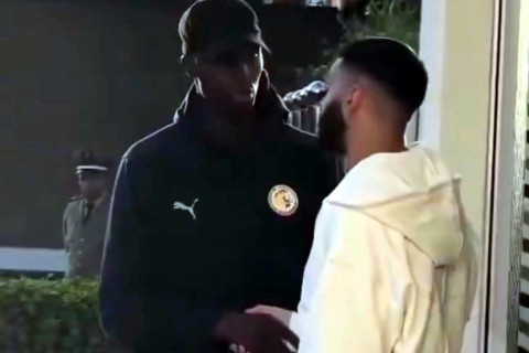 Saibari AFCON-dakı qalmaqala görə Mendidən şəxsən üzr istədi - FOTO/VİDEO