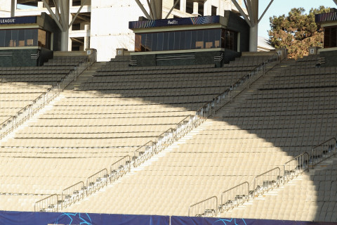 Tofiq Bəhramov adına Respublika Stadionu qardan tam təmizlənib - FOTO/VİDEO