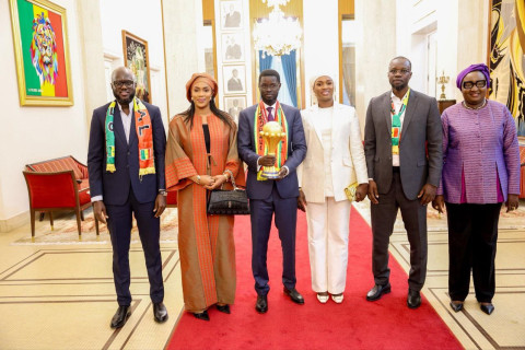 Seneqal prezidentindən qeyri-adi qəbul - FOTO