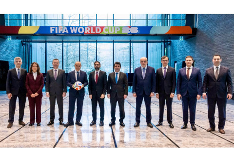 AFFA prezidenti Rövşən Nəcəf Canni İnfantino ilə görüşüb