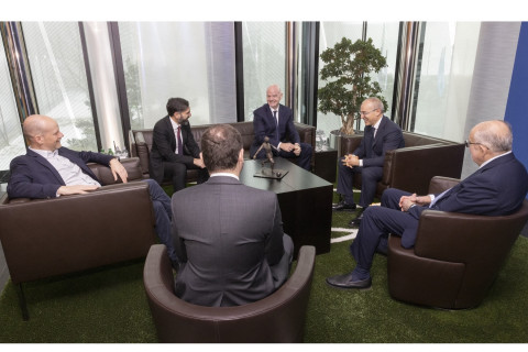 AFFA prezidenti Rövşən Nəcəf Canni İnfantino ilə görüşüb