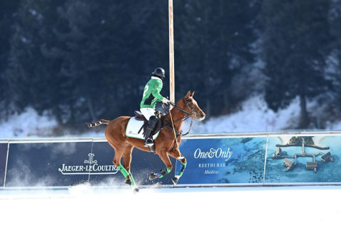 Азербайджанская команда выступает на Кубке мира по снежному поло - ФОТО