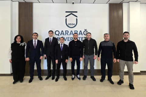 Azərbaycan Güləş Federasiyasının rəhbərliyi Qarabağda olub - FOTO