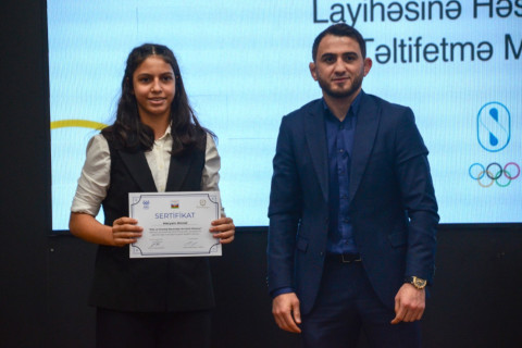 İdmançılar üçün etik və psixoloji inkişaf layihəsi uğurla başa çatdı - FOTO