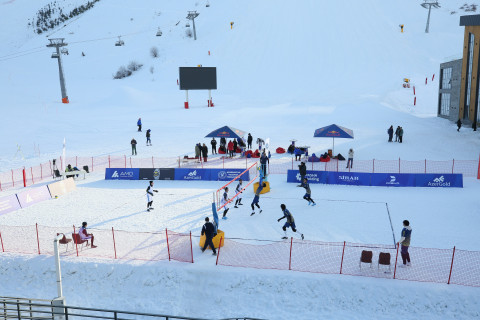 Qar voleybolu üzrə ölkə kuboku start götürüb