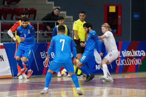 Сборная Азербайджана по футзалу взяла реванш у Дании - ОБНОВЛЕНО - ФОТО