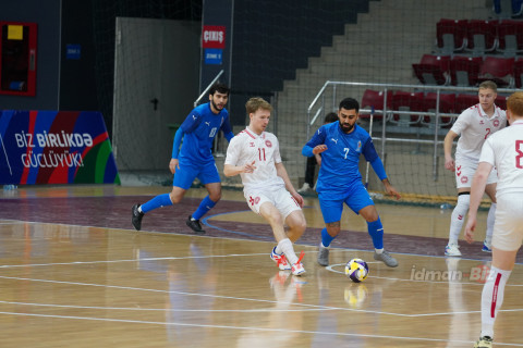 Futzal üzrə Azərbaycan millisi ikinci yoldaşlıq oyununda qələbə qazanıb - YENİLƏNİB + FOTO