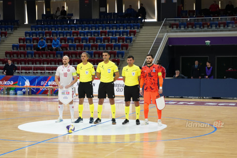Сборная Азербайджана по футзалу взяла реванш у Дании - ОБНОВЛЕНО - ФОТО