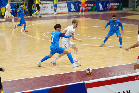Сборная Азербайджана по футзалу взяла реванш у Дании - ОБНОВЛЕНО - ФОТО