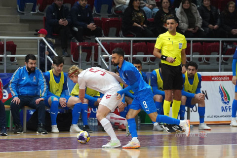 Сборная Азербайджана по футзалу взяла реванш у Дании - ОБНОВЛЕНО - ФОТО