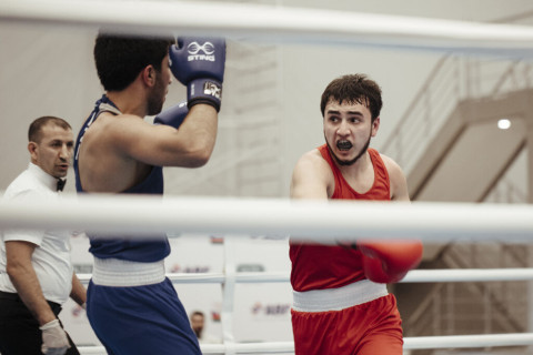 Состоялись поединки 1/4 и 1/2 чемпионата Азербайджана по боксу - ФОТО