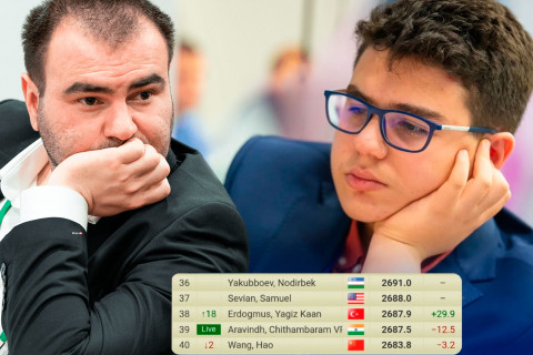 Şəhriyar Məmədyarovun tələbəsi dünya reytinqində sürətlə irəlilədi