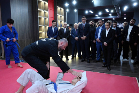 Bakıda yeni ciu-citsu zalının açılışı olub