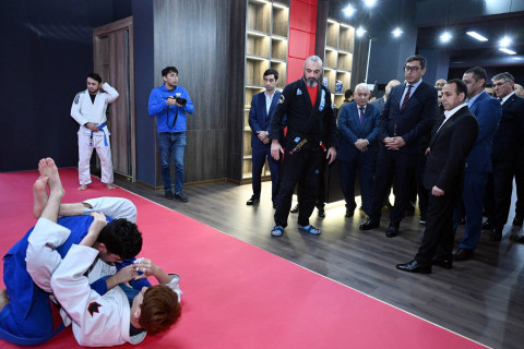 Bakıda yeni ciu-citsu zalının açılışı olub