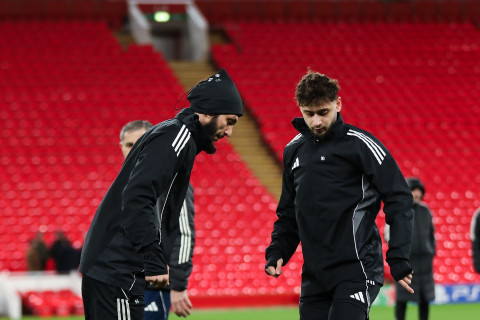 “Qarabağ”ın oyunçuları “Enfild Roud”da - FOTO/VİDEO