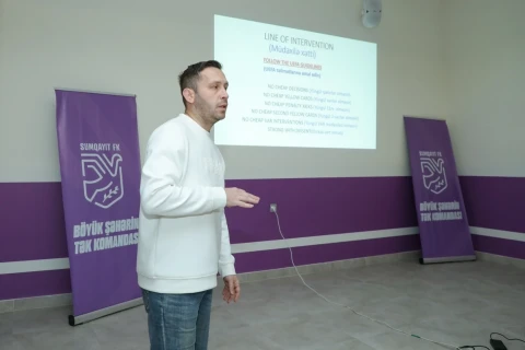 AFFA-nın Hakimlər Komitəsi tərəfindən “Sumqayıt”a oyun qaydaları ilə bağlı seminar keçirilib