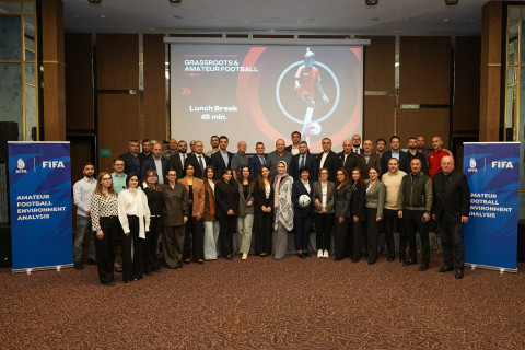 “Həvəskar Futbolun Mühiti” adlı hesabatın təqdimatı keçirilib - FOTO
