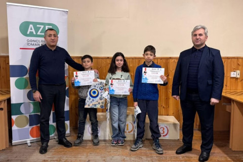 Nəsimi rayonunda şahmat turniri keçirilib - FOTO