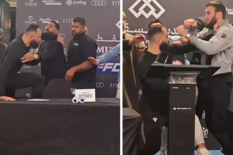 Хамзат Чимаев одним взглядом остановил конфликт бойцов