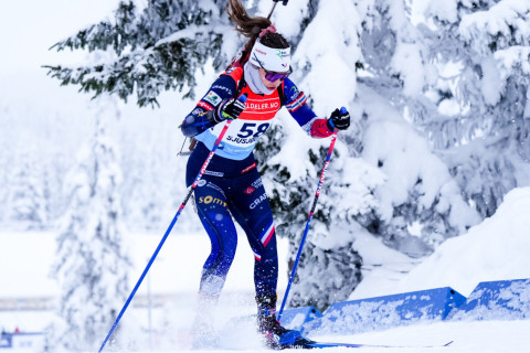 Французские биатлонистки заняли весь пьедестал в гонке преследования на чемпионате Европы