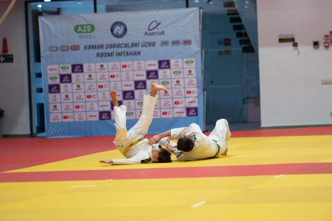 Федерация дзюдо Азербайджана провела экзамены на пояса - ФОТО