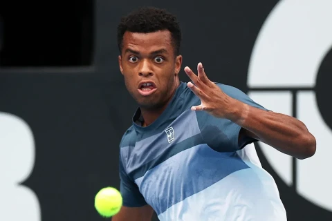 Французский теннисист попал мячом себе в глаз и снялся с матча - ВИДЕО