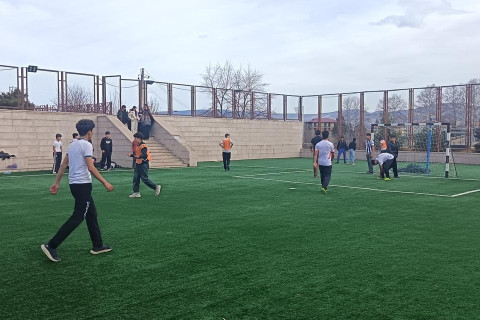 Xankəndidə məktəblilər arasında minifutbol turniri keçirilib - FOTO