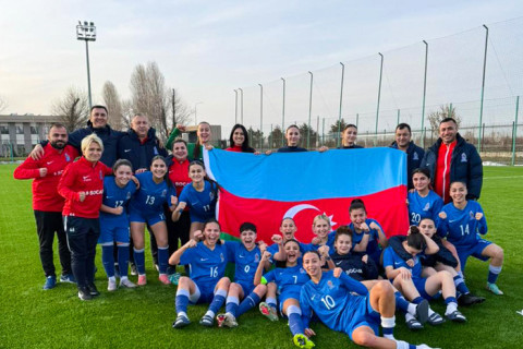 Azərbaycanın qızlardan ibarət U-19 millisi Özbəkistanı məğlub edib