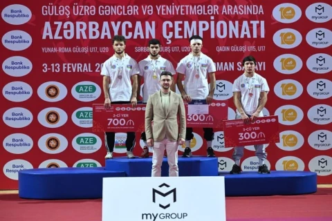 Завершился чемпионат Азербайджана по греко-римской борьбе