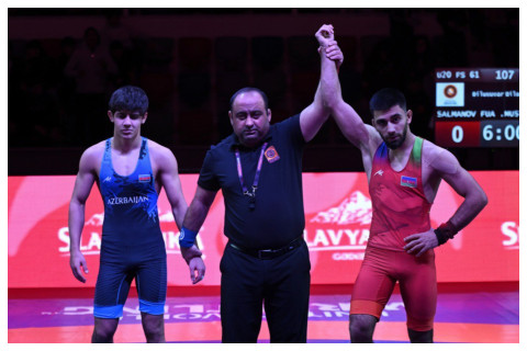 Camal Abbasov güləş üzrə Azərbaycan çempionu oldu