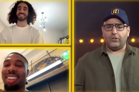 Kukurellanı canlı yayımda gözlənilmədən Traore ilə qarşılaşdı - VİDEO