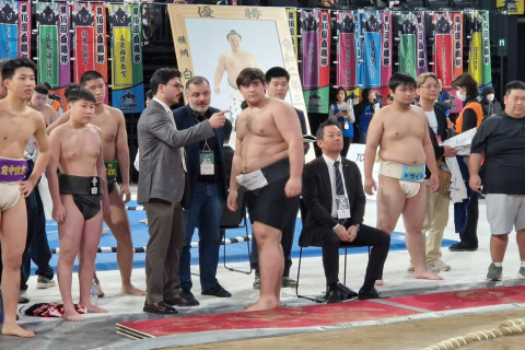 Azərbaycan sumo tarixində ilk - FOTO