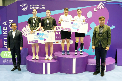 В Баку завершился международный турнир по бадминтону - ФОТО