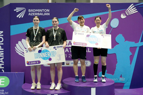 В Баку завершился международный турнир по бадминтону - ФОТО