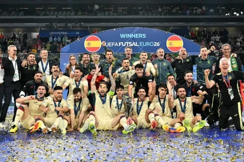 Сборная Испании стала восьмикратным чемпионом Европы по футзалу