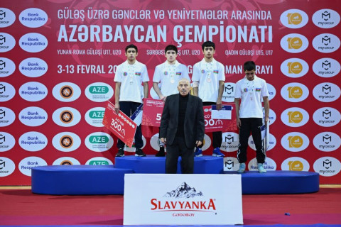 В Гяндже определились призеры чемпионата Азербайджана по борьбе