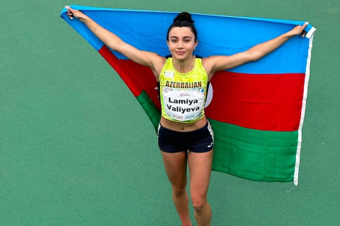 Azerbaijan sprinter Lamiya Valiyeva sets national 200m record indoors