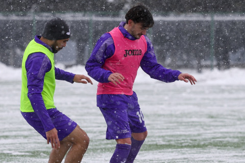 "Карабах" унес три очка со "снежного" стадиона "Шамахы" на последних минутах  - ОБНОВЛЕНО + ФОТО