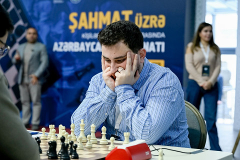 Состоялись вторые партии 1/16 финала чемпионата Азербайджана по шахматам