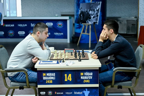 Состоялись вторые партии 1/16 финала чемпионата Азербайджана по шахматам