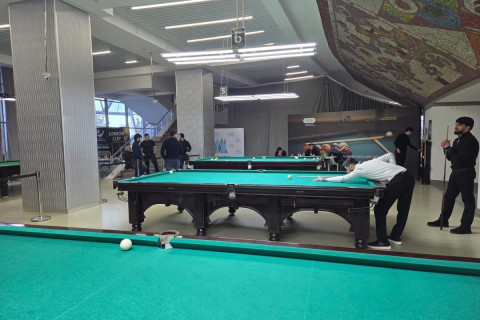 Nəsimi rayonunda həvəskarlar arasında bilyard turniri keçirilib - FOTO
