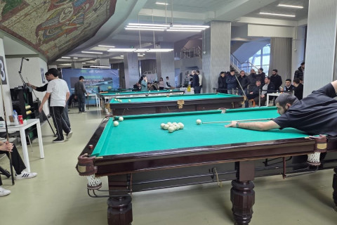 Nəsimi rayonunda həvəskarlar arasında bilyard turniri keçirilib - FOTO