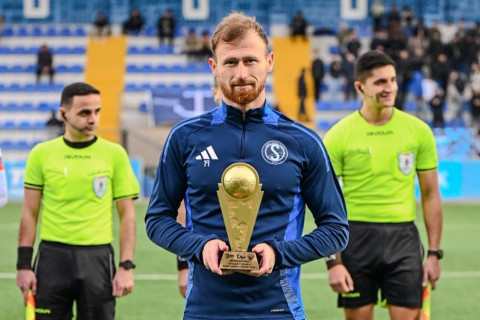 Azərbaycan Birinci Liqasında ötən ilin dekabrında vurulmuş ən yaxşı qolun müəllifi mükafatlandırılıb