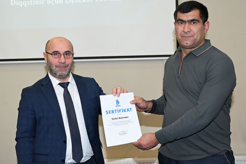 AFFA tərəfindən Premyer Liqa və Birinci Liqa klublarının təhlükəsizlik üzrə məsul şəxsləri üçün seminar keçirilib - FOTO