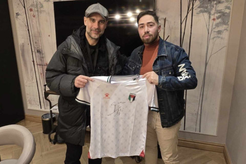 Гвардиола поддержал палестинскую команду из Газы