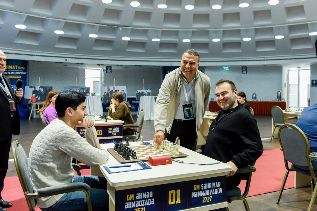 Шахрияр Мамедъяров выиграл первую партию 1/4 финала чемпионата Азербайджана - ФОТО